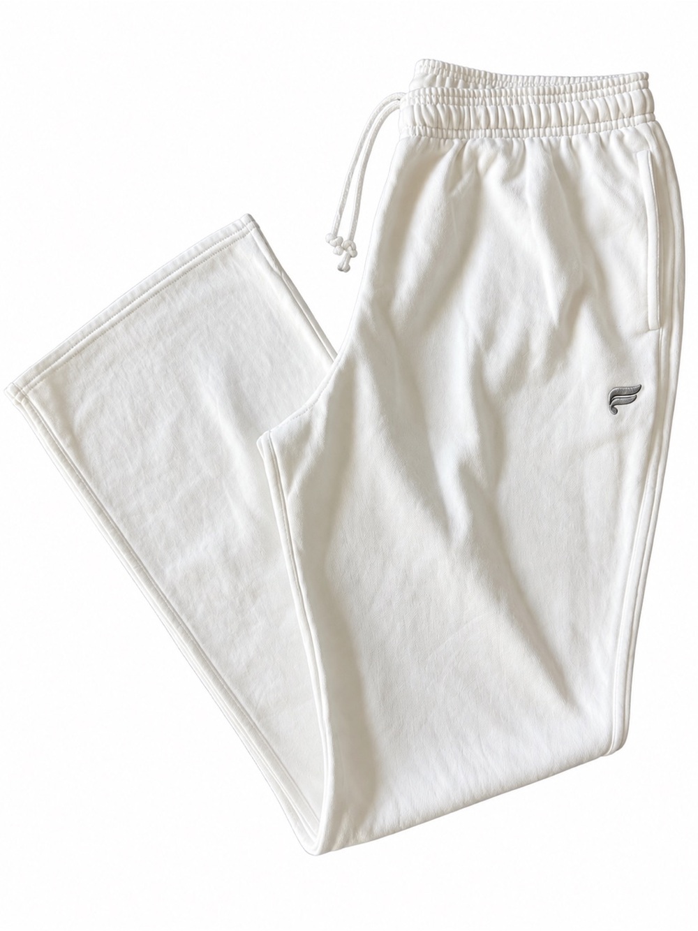 Fabletics Womens White Fleece Joggers